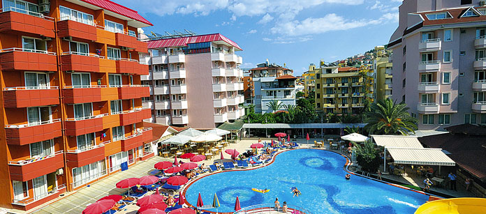 All Inclusive på hotell Kahya Otel Alanya.