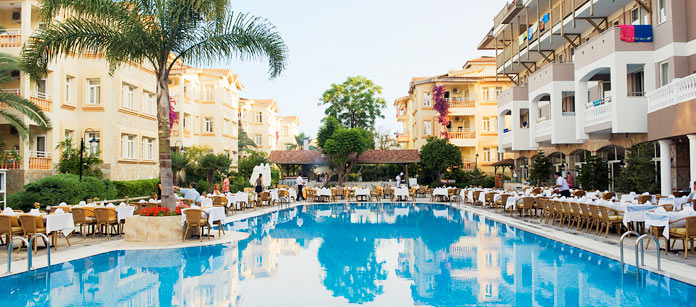 Hotell Side Village - familjehotell med bra barnrabatter.