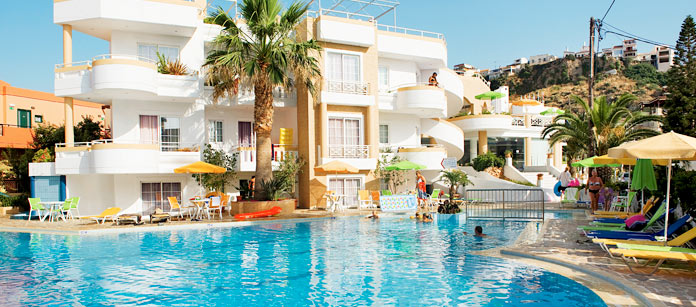 Hotell Rita Suites - familjehotell med bra barnrabatter.