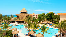 Barnvänliga hotell Sandos Playacar Beach Resort & Spa.