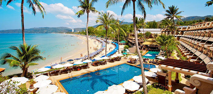 Koppla av på ett spahotell - Karon Beach Resort &amp; Spa.