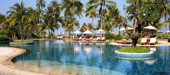 Koppla av på ett spahotell - Le Meridien Khao Lak.