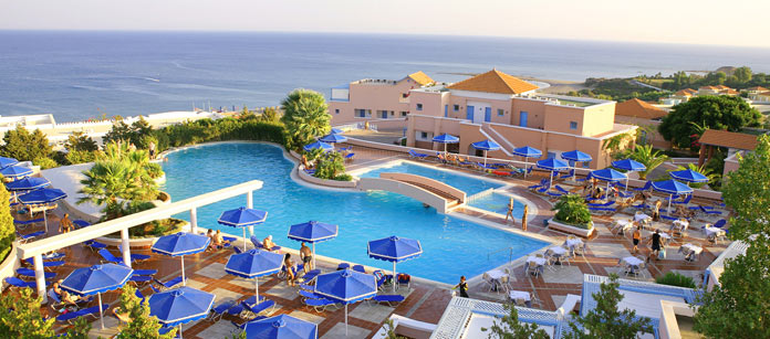 All Inclusive på hotell Mitsis Rhodos Village.
