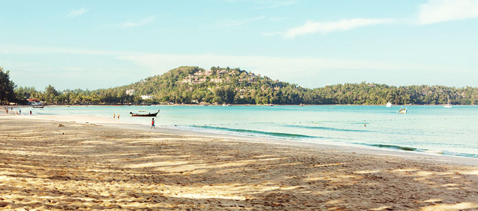 Resor till Bangtao Bay.