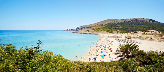 Resor till Cala Mesquida.
