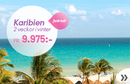 Karibiska drömstränder från 9.975:-