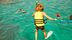 Snorkling från båt
